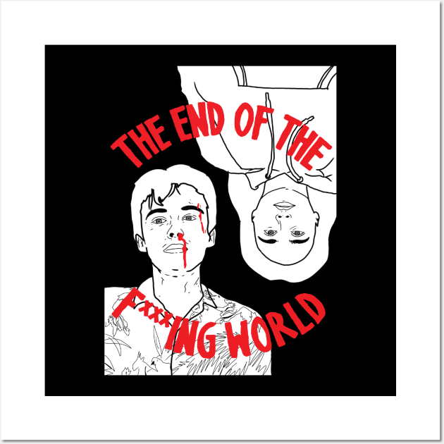 The End Of The F World Wall Art by jealousclub